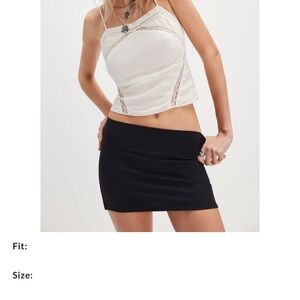 Free People Micro Mini Half Slip